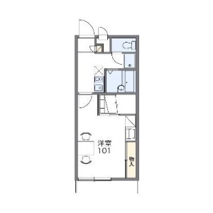 1K Apartment in Suwagata - Ueda-shi Floorplan