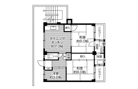 3DK Mansion in Kisabe(chome) - Katano-shi