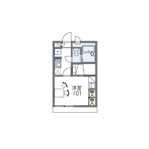 1K Apartment in Izumicho - Suita-shi Floorplan