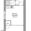 1DK Apartment to Buy in Ota-ku Floorplan