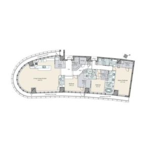 3SLDK Mansion in Minamiaoyama - Minato-ku Floorplan