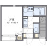 1K Apartment to Rent in Nakama-shi Floorplan
