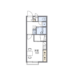1K Mansion in Miyahira - Shimajiri-gun Haebaru-cho Floorplan
