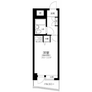 1R Mansion in Kugahara - Ota-ku Floorplan