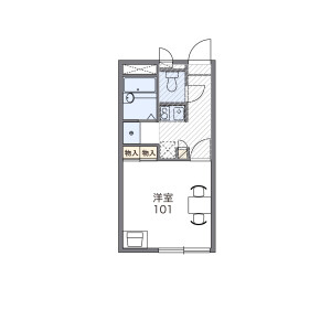 1K Apartment in Yashiki - Narashino-shi Floorplan