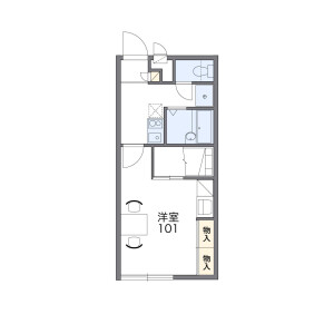 1K Apartment in Yoshida - Toride-shi Floorplan