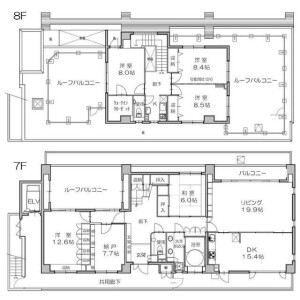 5SLDK Mansion in Kameido - Koto-ku Floorplan