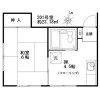 1DK Apartment to Rent in Meguro-ku Floorplan