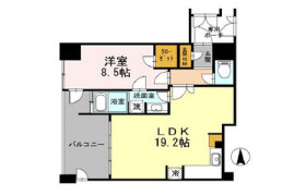 1LDK Mansion in Kozu - Osaka-shi Chuo-ku