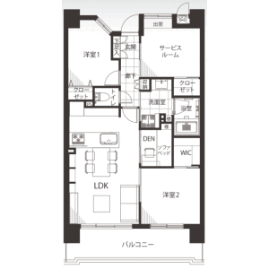 2SLDK {building type} in Shitaya - Taito-ku Floorplan