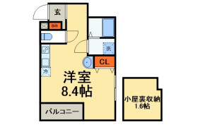1R Apartment in Makuharicho - Chiba-shi Hanamigawa-ku