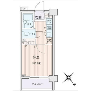 1K Mansion in Minami - Meguro-ku Floorplan