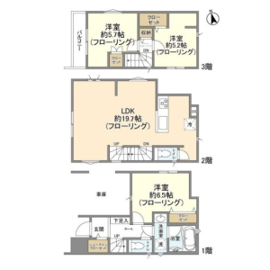 3LDK House in Tamagawa - Chofu-shi Floorplan