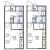 1K Apartment to Rent in Toyama-shi Floorplan