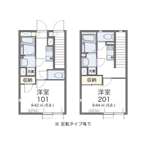1K Apartment in Miyamae - Suginami-ku Floorplan