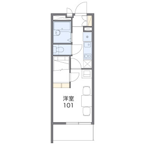 1K Mansion in Yawata - Ichihara-shi Floorplan