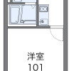 福冈市东区出租中的1K公寓 房屋布局