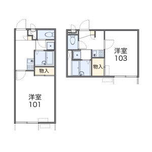 1K Apartment in Nakagawa - Nagasaki-shi Floorplan