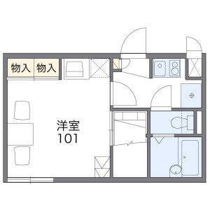 1K Apartment in Horai - Saitama-shi Nishi-ku Floorplan