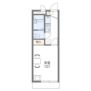 1K Apartment in Kitanocho - Kobe-shi Chuo-ku Floorplan