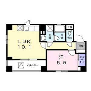 1LDK Mansion in Higashi - Shibuya-ku Floorplan
