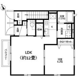 1LDK Apartment in Sumida - Sumida-ku Floorplan