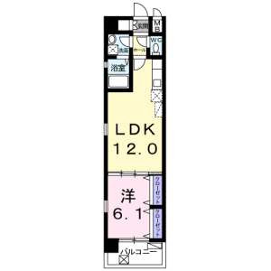 1LDK Mansion in Suido - Bunkyo-ku Floorplan