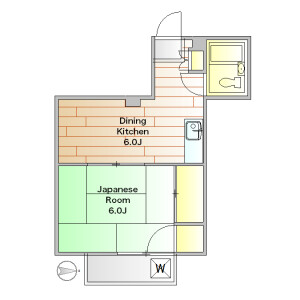 1DK Mansion in Yutakacho - Shinagawa-ku Floorplan