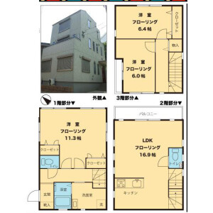 3LDK {building type} in Meguro - Meguro-ku Floorplan