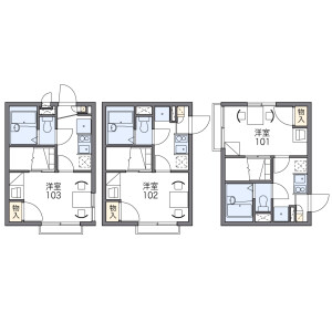 1K Apartment in Teraguchicho - Kobe-shi Nada-ku Floorplan
