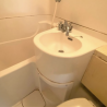 1K Apartment to Rent in Osaka-shi Chuo-ku Washroom