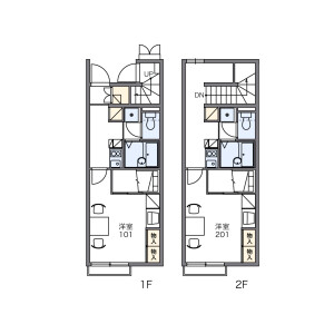1K Apartment in Ichinomiyacho - Suzuka-shi Floorplan