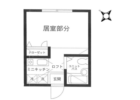 1R Apartment to Rent in Yokohama-shi Asahi-ku Floorplan