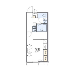 1K Apartment in Showacho - Otsu-shi Floorplan