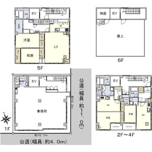 Whole Building {building type} in Yushima - Bunkyo-ku Floorplan
