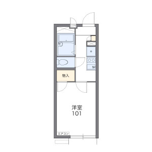 1K Apartment in Nishitsutsujigaoka - Chofu-shi Floorplan