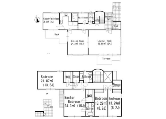 4SLDK House to Rent in Shibuya-ku Floorplan
