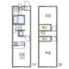 2DK Apartment to Rent in Abiko-shi Floorplan