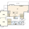 2LDK Apartment to Buy in Meguro-ku Floorplan