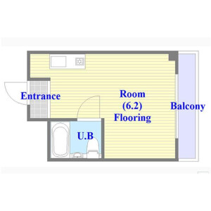 1R Mansion in Ajirokita - Higashiosaka-shi Floorplan