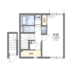 1K Apartment in Nanakuni - Hachioji-shi Floorplan