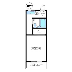 1K Mansion in Koenjikita - Suginami-ku Floorplan