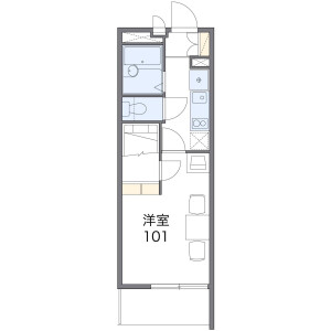 1K Mansion in Mitsukeyama - Ibaraki-shi Floorplan