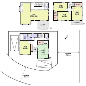 5LDK {building type} in Imamiya - Mino-shi Floorplan