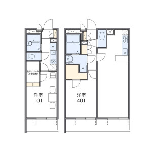 1K Apartment in Totsukacho - Yokohama-shi Totsuka-ku Floorplan