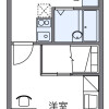1K Apartment to Rent in Honjo-shi Floorplan