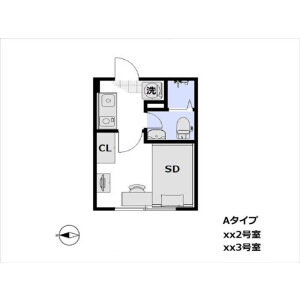 1K Apartment in Hommachi - Shibuya-ku Floorplan