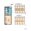 1K Apartment to Rent in Tachikawa-shi Layout Drawing