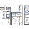 1LDK Apartment to Rent in Ueda-shi Floorplan