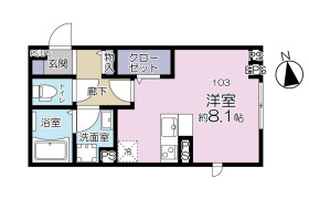 1R Apartment in Ki - Nagareyama-shi